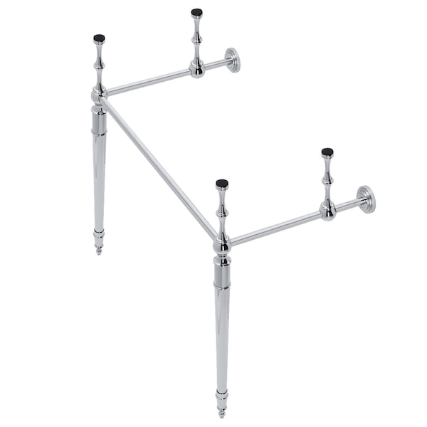 Fauceture VPB33281 Edwardian Brass Console Sink Legs, Polished Chrome VPB33281 - main